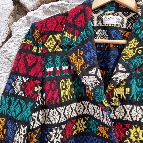 Vintage Mexican Western Cat Handmade Jacket Coat - Picture 2 of 6